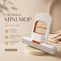 Foldable Mini Mop – Self-Squeeze Sponge Mop for Wet & Dry Cleaning